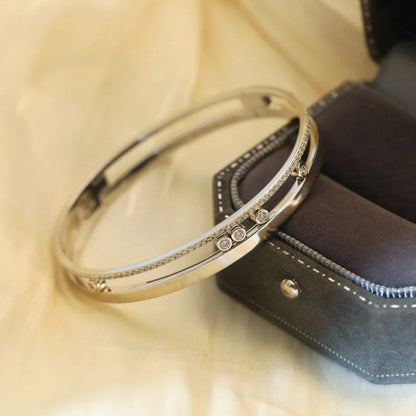[⭐Shinejoy]Move Romane Diamond Bangle Bracelet
