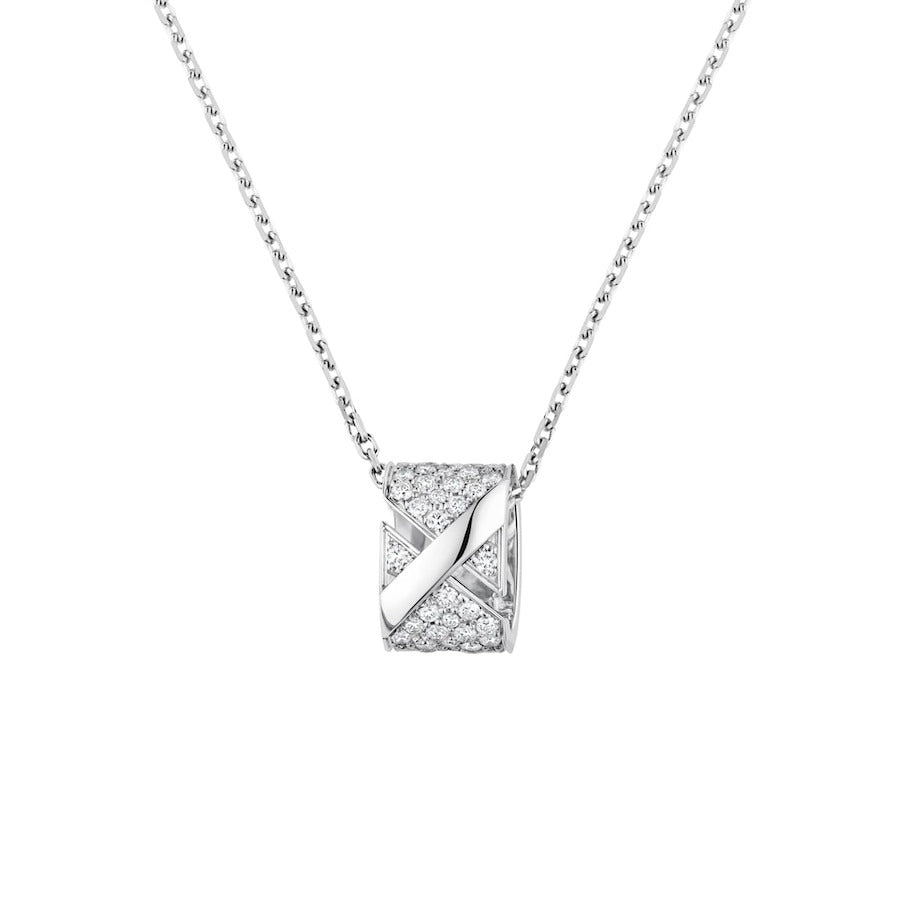 [⭐Shinejoy]LIENS EVIDENCE DIAMOND PAVED NECKLACE
