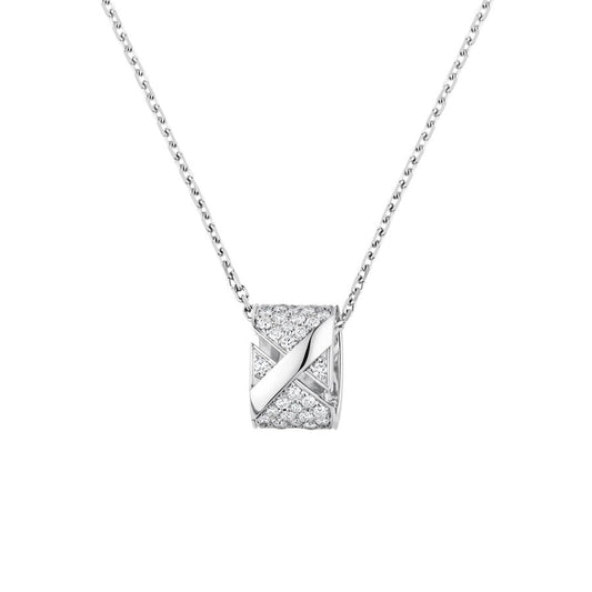 [⭐Shinejoy]LIENS EVIDENCE DIAMOND PAVED NECKLACE