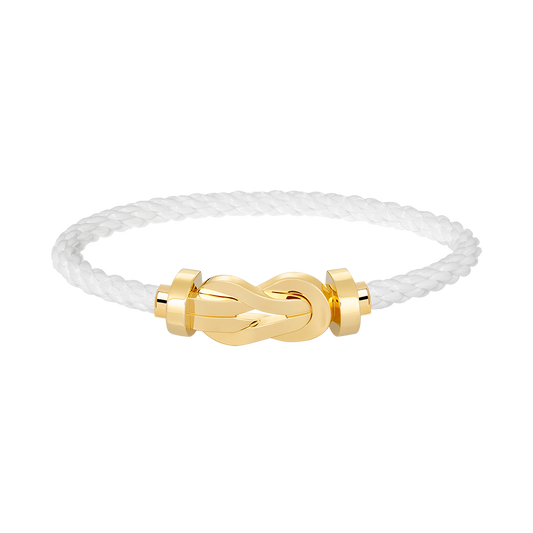 [⭐Shinejoy]CHANCE LARGE 8 FIGURE BUCKLE NO DIAMOND BRACELET GOLD
