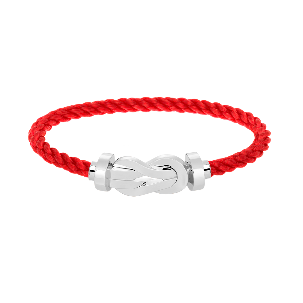[⭐Shinejoy]CHANCE LARGE 8 FIGURE BUCKLE NO DIAMOND BRACELET SILVER