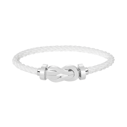 [⭐Shinejoy]CHANCE LARGE 8 FIGURE BUCKLE NO DIAMOND BRACELET SILVER