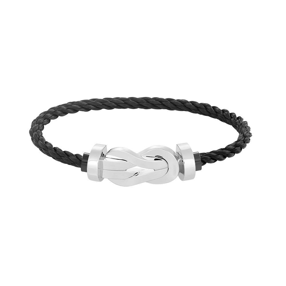[⭐Shinejoy]CHANCE LARGE 8 FIGURE BUCKLE NO DIAMOND BRACELET SILVER