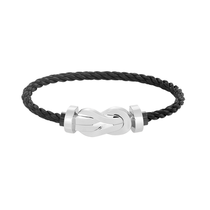 [⭐Shinejoy]CHANCE LARGE 8 FIGURE BUCKLE NO DIAMOND BRACELET SILVER