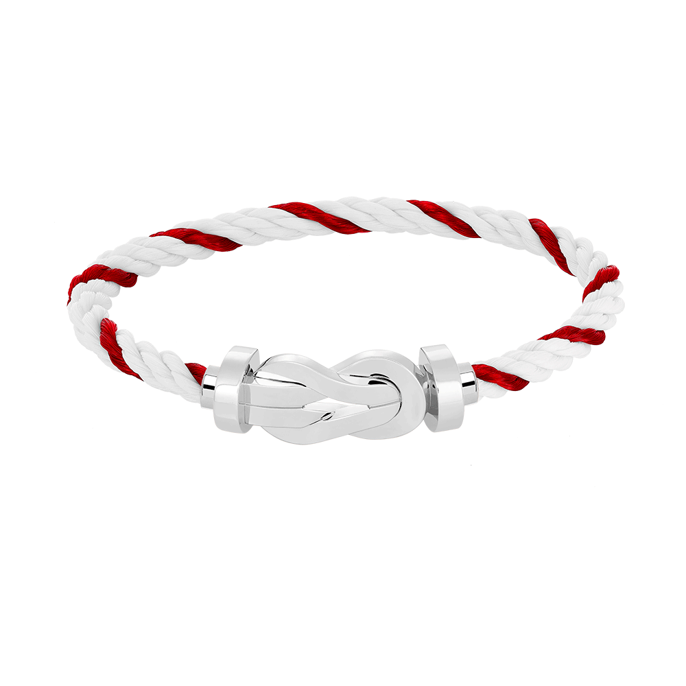 [⭐Shinejoy]CHANCE LARGE 8 FIGURE BUCKLE NO DIAMOND BRACELET SILVER