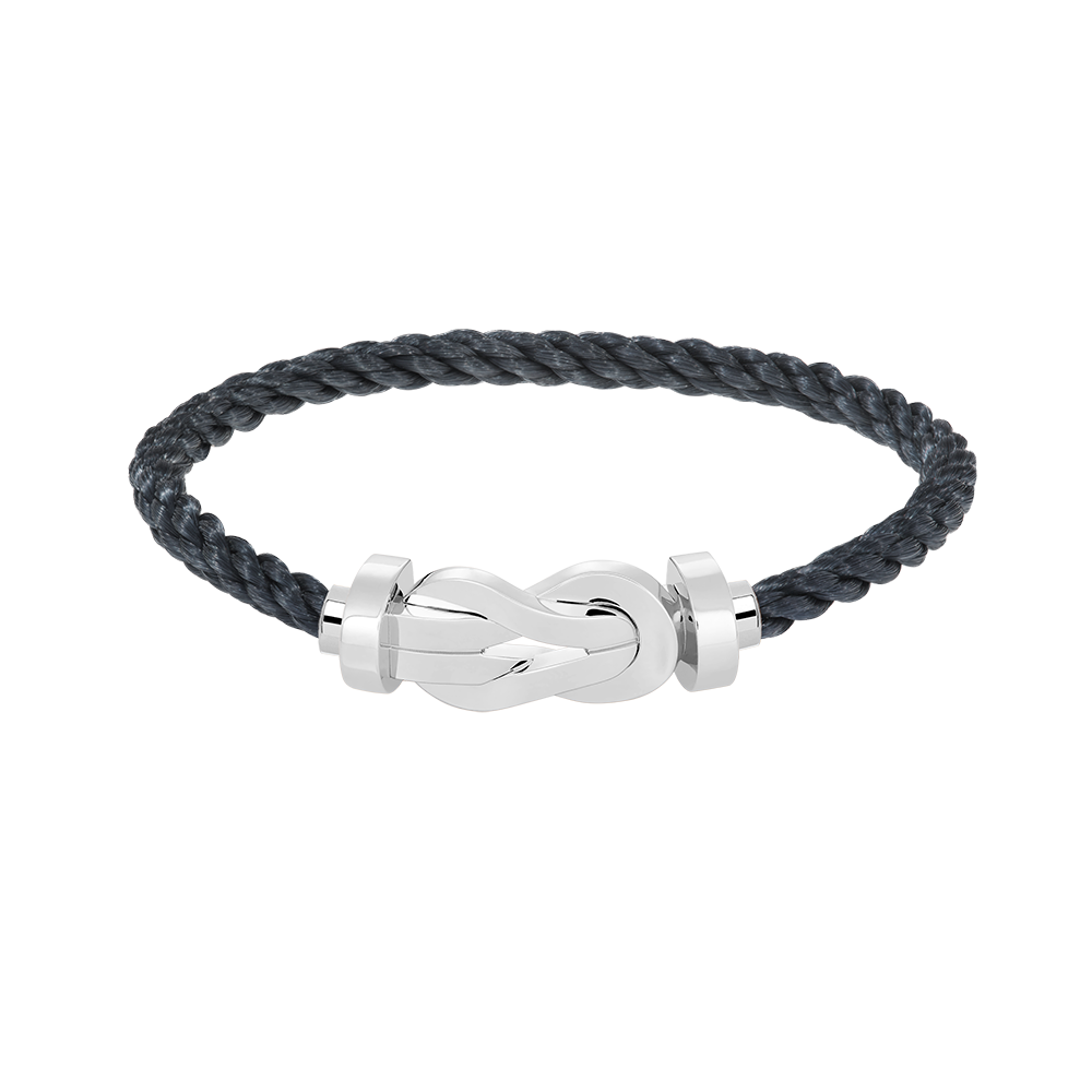 [⭐Shinejoy]CHANCE LARGE 8 FIGURE BUCKLE NO DIAMOND BRACELET SILVER