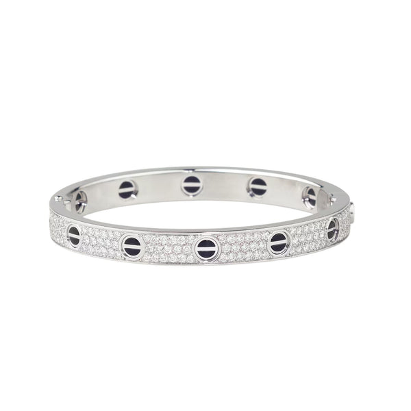 [⭐Shinejoy]LOVE BRACELET 6.1MM DIAMOND-PAVED CERAMIC