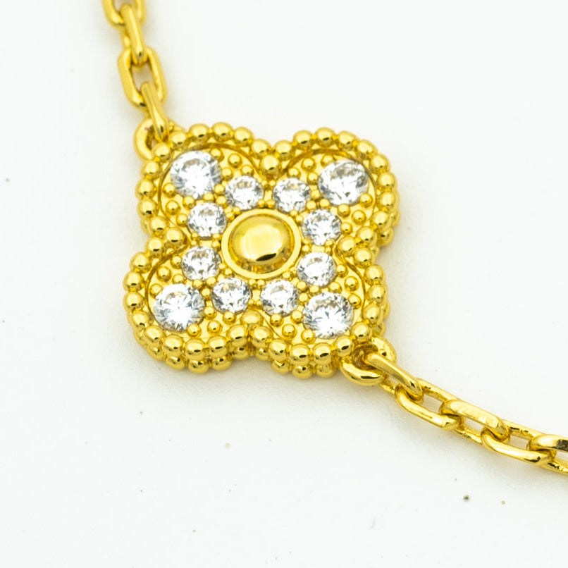 [⭐Shinejoy] CLOVER 5 MOTIF LASER BRACELET COLLECTION