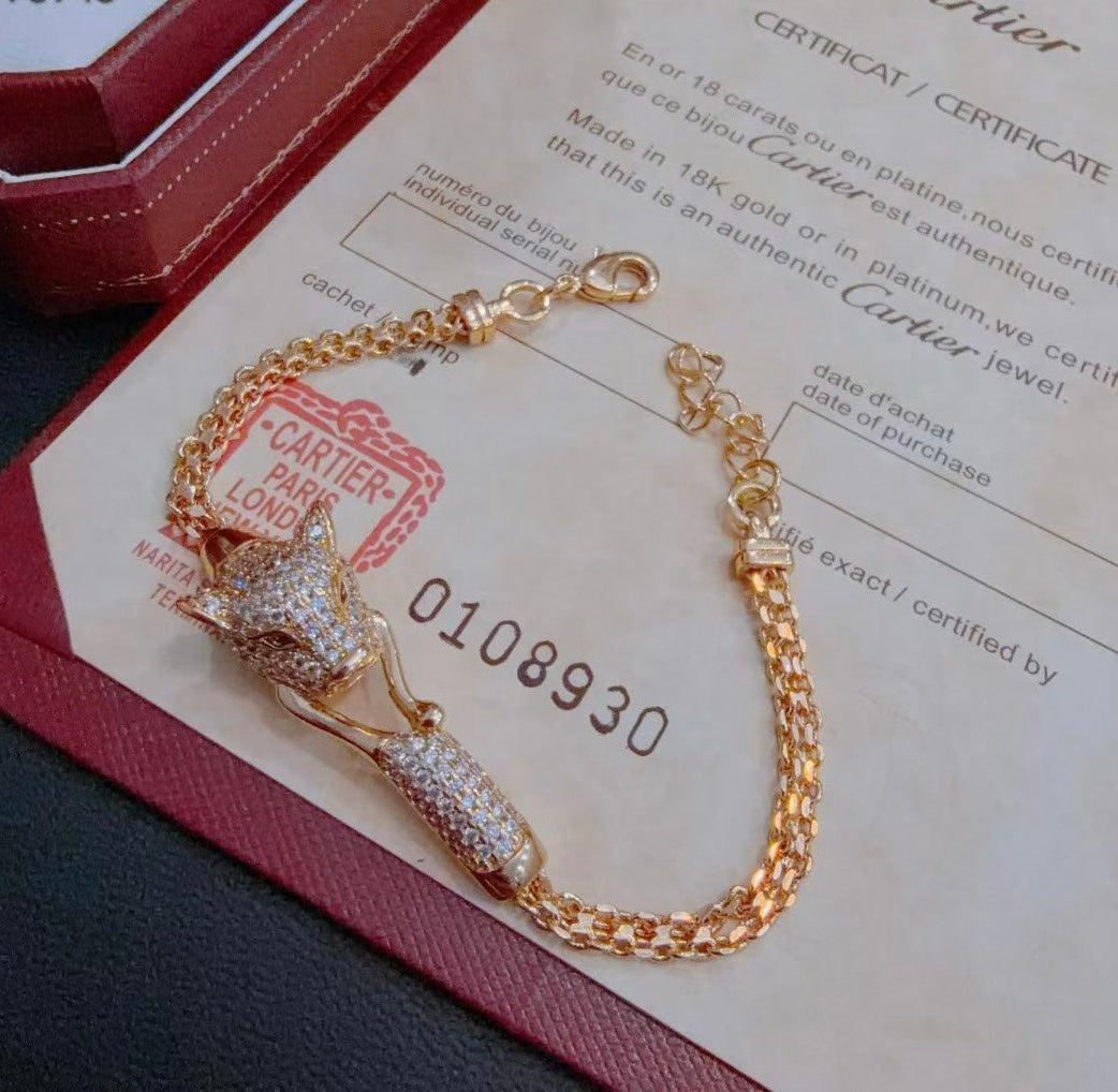 [⭐Shinejoy Jewelry] PANTHERE  BRACELET DIAMONDS