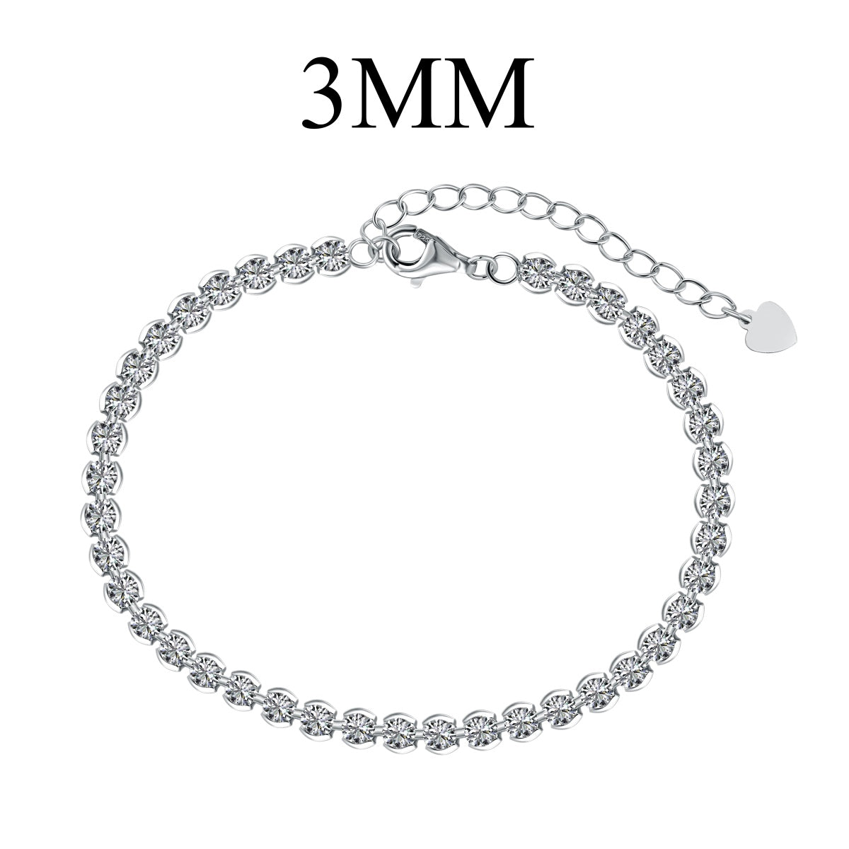 [Shinejoy Jewelry]Ornate  Sparkling Round Cut Daily Bracelet