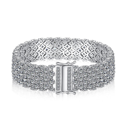 [Shinejoy Jewelry]Ornate Elegant Round Cut Party Bracelet