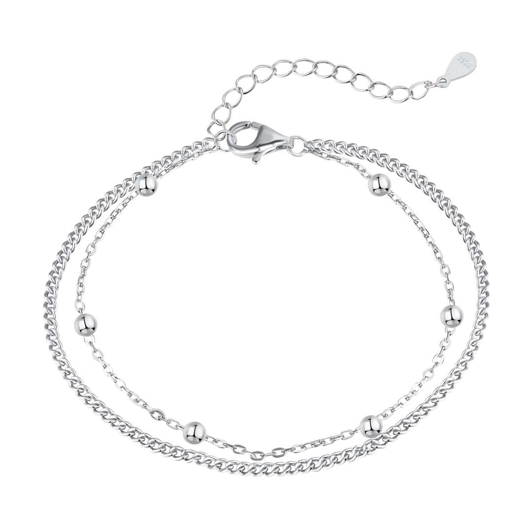 [Shinejoy Jewelry]Delicate Bead Double Layer Bracelet