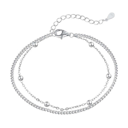 [Shinejoy Jewelry]Delicate Bead Double Layer Bracelet