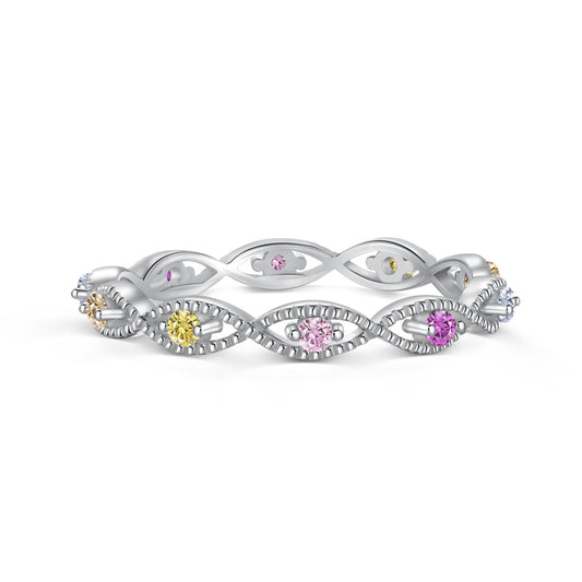 [Shinejoy Jewelry]Elegant Energetic Round Cut Daily Ring