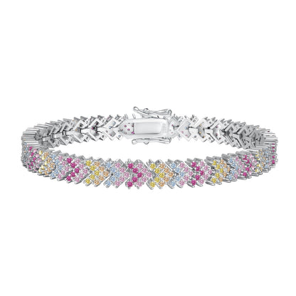 [Shinejoy Jewelry]Ornate Sparkling Round Cut Party Bracelet