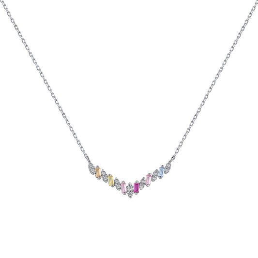 [Shinejoy Jewelry]Dazzling Rainbow Necklace