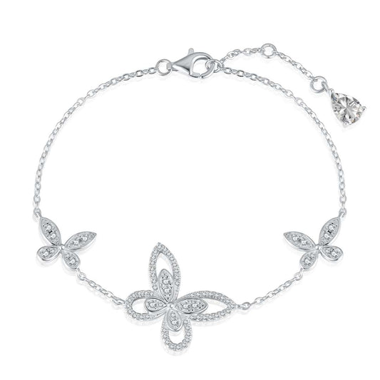 [Shinejoy Jewelry]Delicate Butterfly Pendant Bracelet