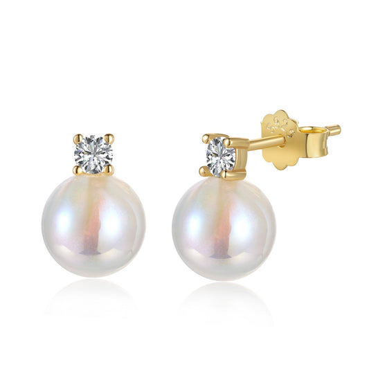 [Shinejoy Jewelry]Symphony Mermaid Pearl Earrings