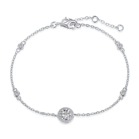 [Shinejoy Jewelry]Dazzling Round Cut Shape Bracelet