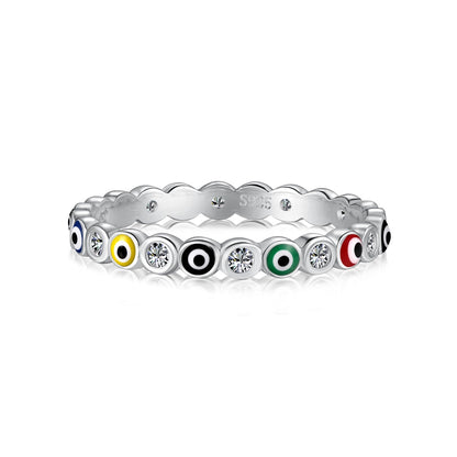 [Shinejoy Jewelry]Sparkling Vibrant Round Shape Daily Ring