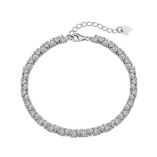 [Shinejoy Jewelry]Dazzling Romantic Heart Shape Lover Bracelet