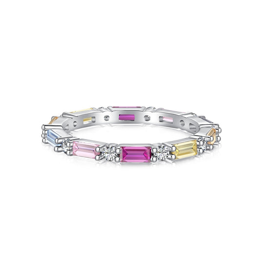 [Shinejoy Jewelry]Lively In Shades Elegant Radiant Cut Daily Ring