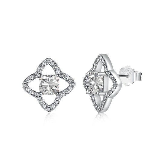[Shinejoy Jewelry]Elegant Star Shape Princess Cut Daily Earrings