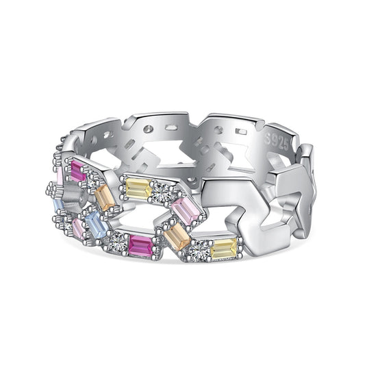 [Shinejoy Jewelry]Sparkling Vibrant Emerald Cut Daily Ring