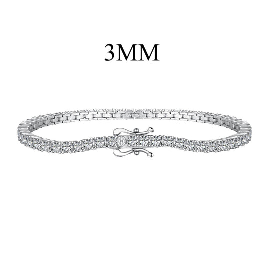 [Shinejoy Jewelry]Dainty Charming Round Cut Tennis Bracelet