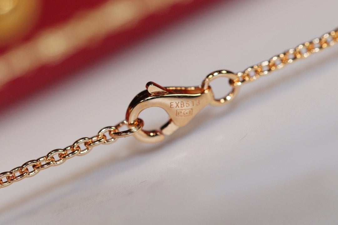 [⭐Shinejoy]LOVE NECKLACE PINK GOLD AND SILVER