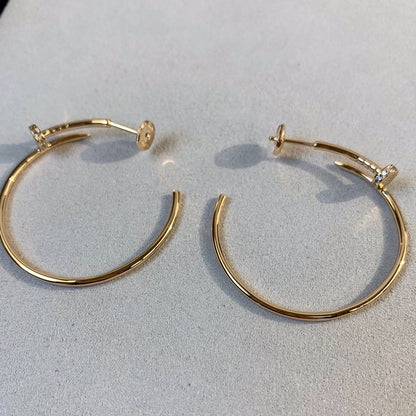 [⭐Shinejoy]JUSTE EARRINGS GOLD DIAMONDS 1.8MM