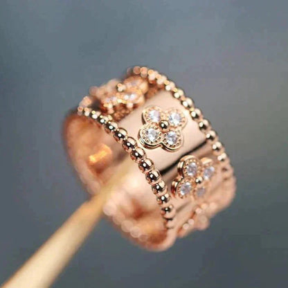 [⭐Shinejoy]CLOVER KALEIDOSCOPE RING 10MM
