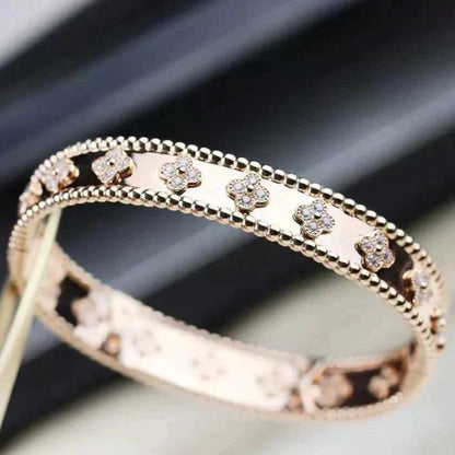 [⭐Shinejoy]CLOVER BRACELET 8MM DIAMONDS