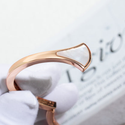 [⭐Shinejoy]DREAM BRACELET OPEN PINK GOLD MOP