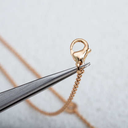 [⭐Shinejoy]PARENTESI NECKLACE PINK GOLD