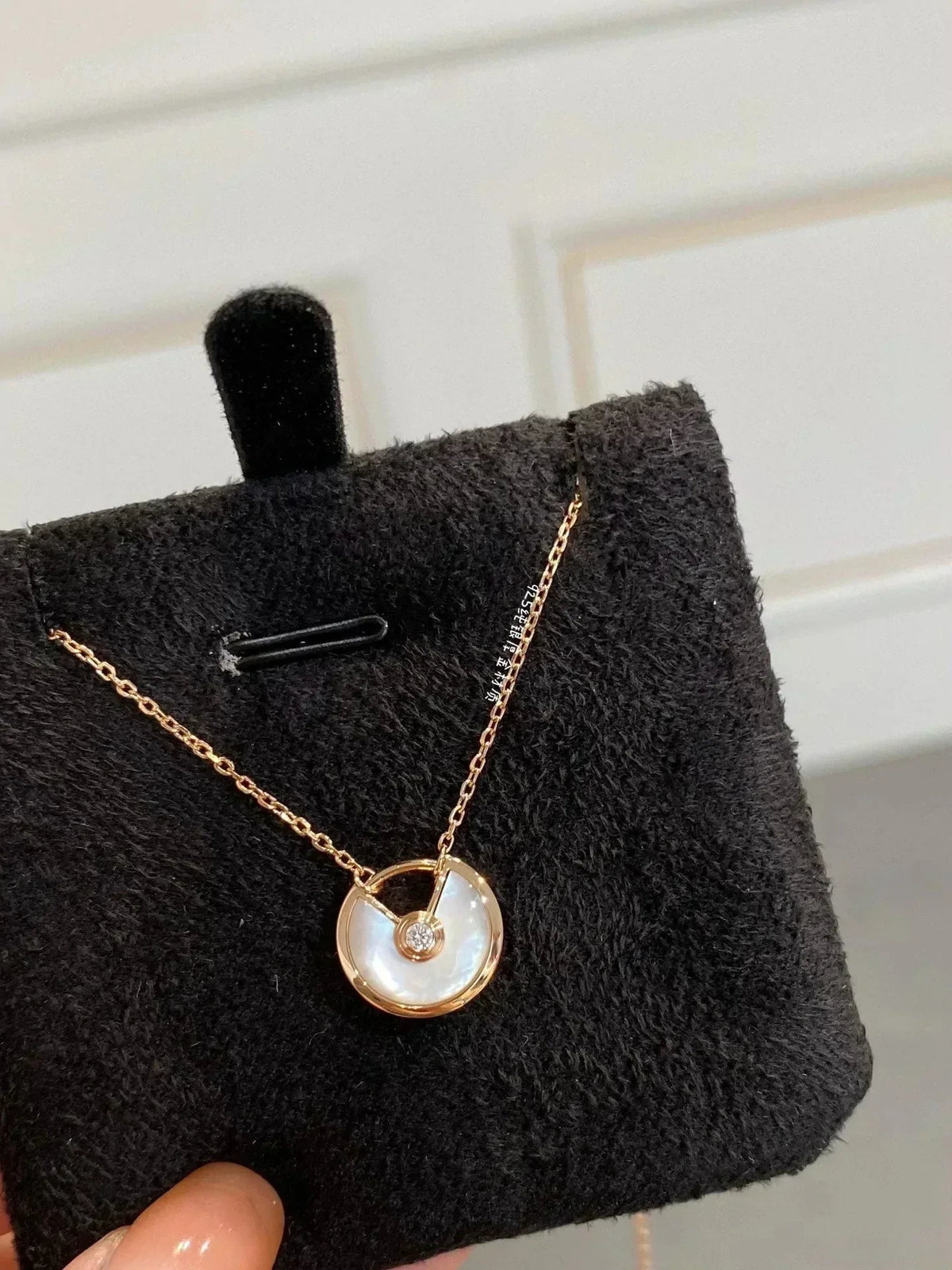 [⭐Shinejoy]AMULETTE ROSE GOLD MOP NECKLACE