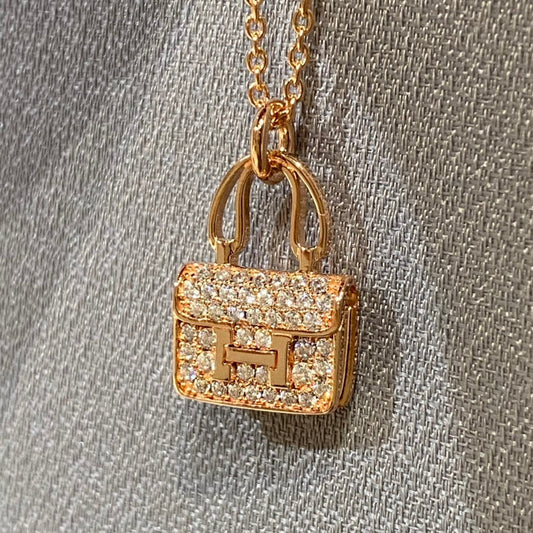 [⭐Shinejoy]CONSTANCE PEDANT DIAMOND NECKLACE