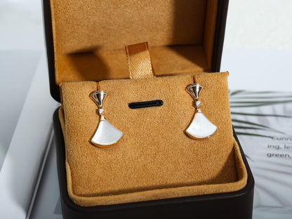 [⭐Shinejoy]DREAM MOP PINK GOLD EARRINGS