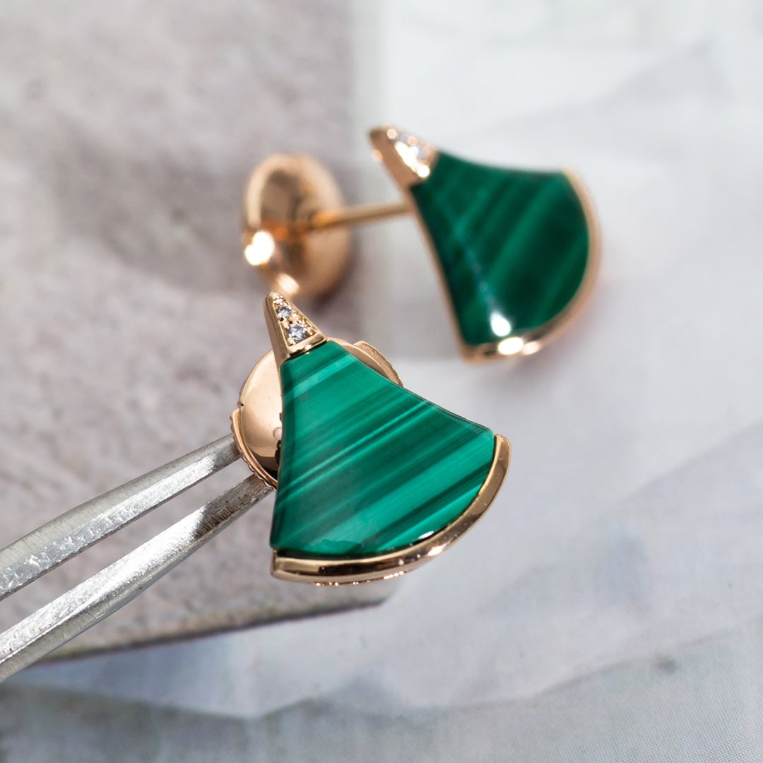 [⭐Shinejoy]DIVAS DREAM EARRINGS PINK GOLD