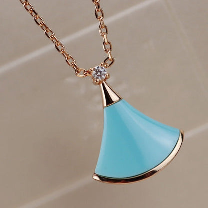 [⭐Shinejoy]DREAM NECKLACE TURQUOISE PINK GOLD