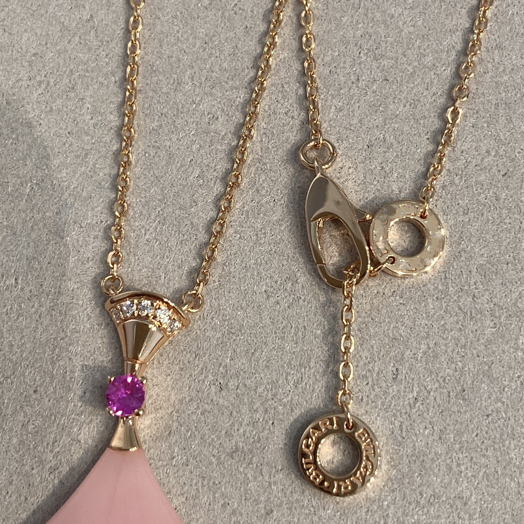 [⭐Shinejoy]DREAM NECKLACE PINK OPAL