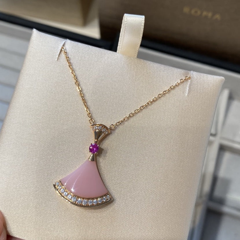 [⭐Shinejoy]DREAM NECKLACE PINK OPAL