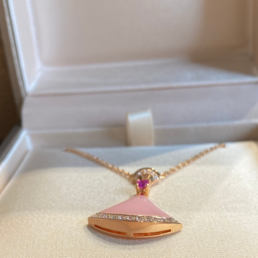 [⭐Shinejoy]DREAM NECKLACE PINK OPAL