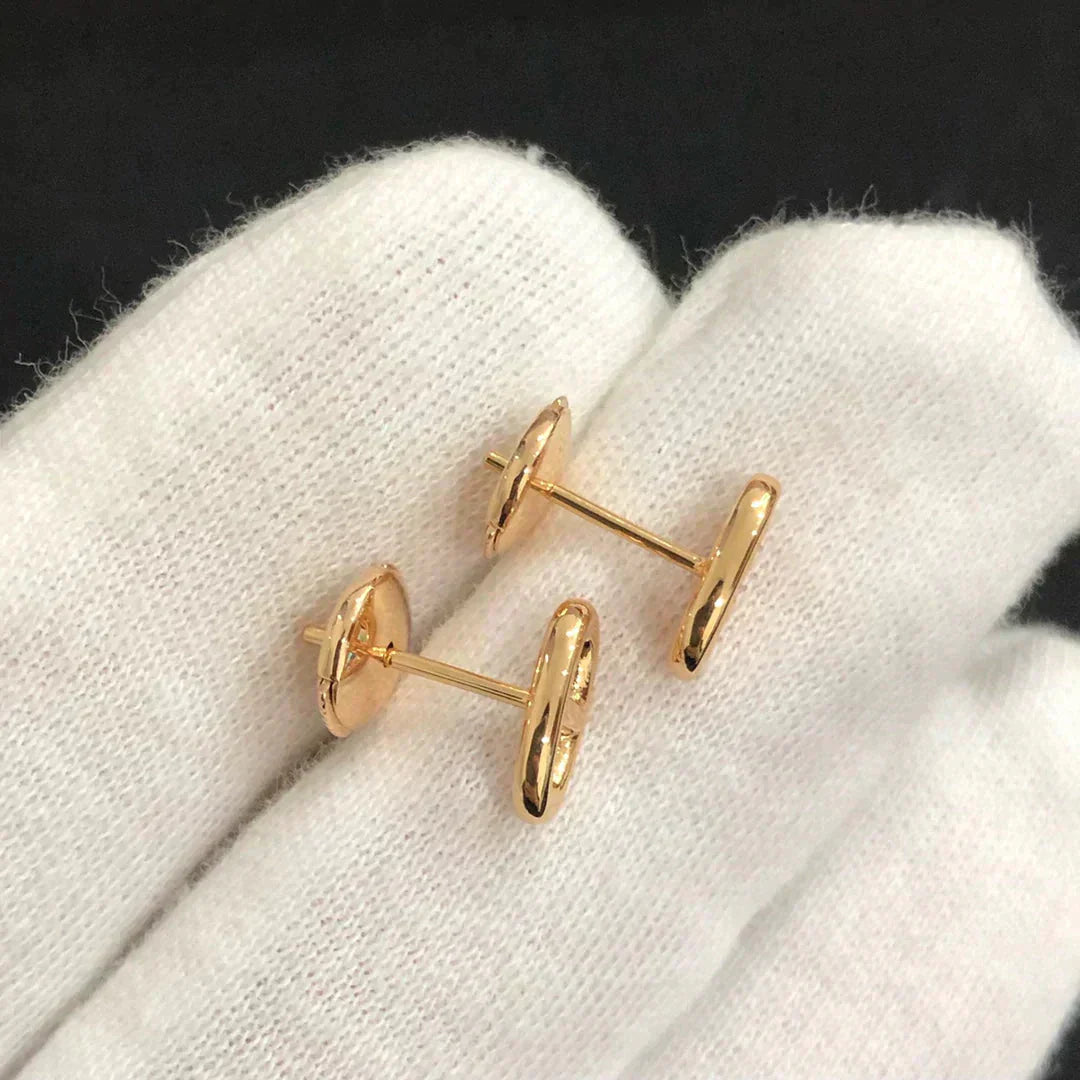 [⭐Shinejoy]CHAINE SMALL EARRINGS GOLD AND SILVER