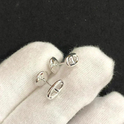 [⭐Shinejoy]CHAINE SMALL EARRINGS GOLD AND SILVER