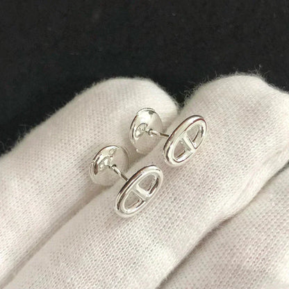 [⭐Shinejoy]CHAINE SMALL EARRINGS GOLD AND SILVER