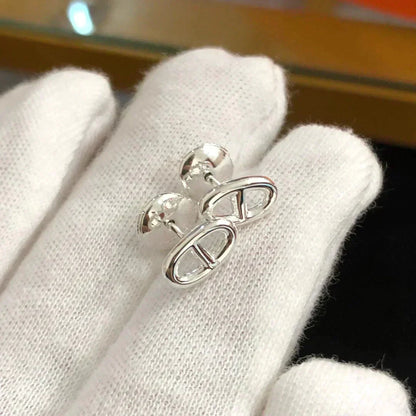 [⭐Shinejoy]CHAINE SMALL EARRINGS GOLD AND SILVER