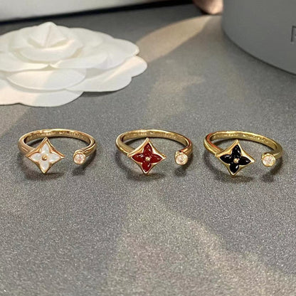[⭐Shinejoy]STAR 1 DIAMOND OPEN RING