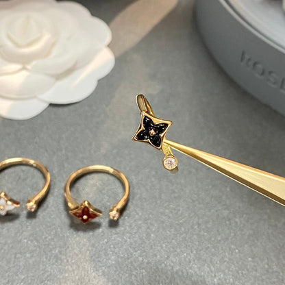 [⭐Shinejoy]STAR 1 DIAMOND OPEN RING