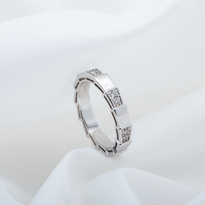 [⭐Shinejoy]SERPENTI RING SILVER  3MM